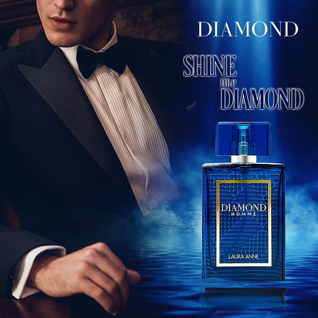  Nước hoa Nam Diamond Homme Dark Blue 45ml 