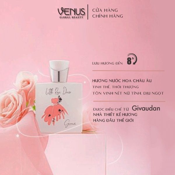  Nước hoa Nữ Gennie Little Rose Dress 50ml 