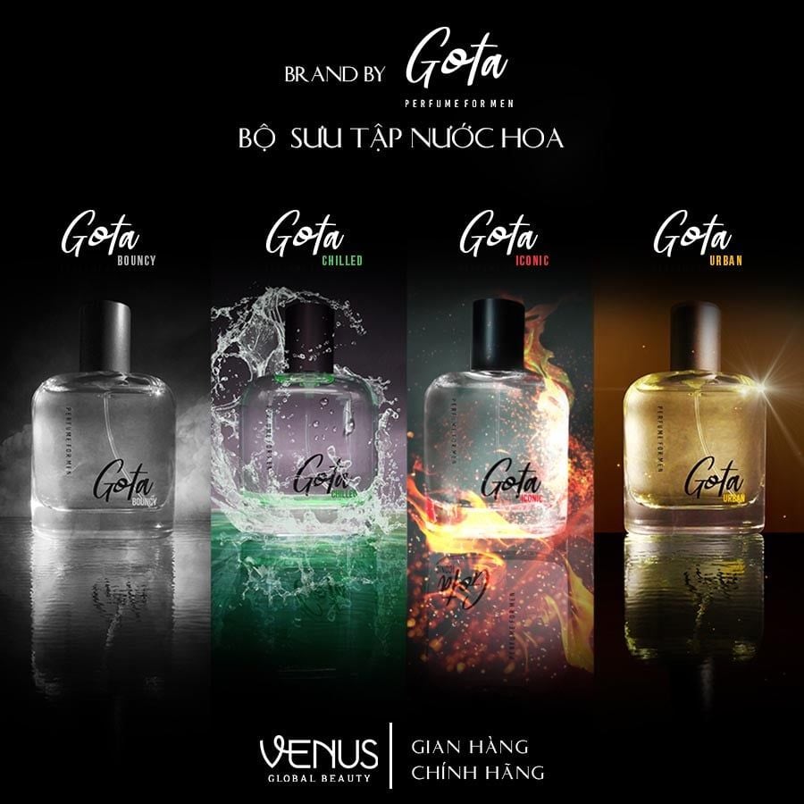  Combo Gota Iconic chính hãng: Nước Hoa và Sữa tắm Nước Hoa Gota Iconic 