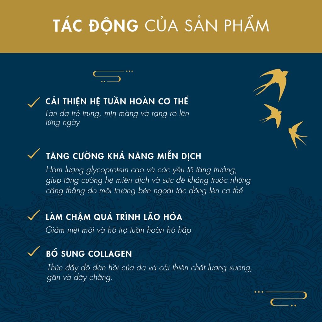  Nước yến Collagen Biển Sâu cao cấp 75G | NƯỚC YẾN THƯỢNG HẠNG  ĐẸP DA , CẢI THIỆN HÔ HẤP 