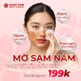  Trải nghiệm dịch vụ điều trị nám mảng, nám cháy nắng, sạm dạ 1 buổi 