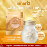  Viên Uống Cấp Nước Tăng Hàm Lượng Trắng Da Và Chống Nắng Nội Sinh InnerB Aqua Rich DoubleUp 56 Viên 