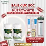  Combo 2 Hộp Viên Uống Giảm Mụn Sáng Da, Ngăn Ngừa Lão Hóa NUTROWHITE Celeb Acnea Hộp 90 Viên 