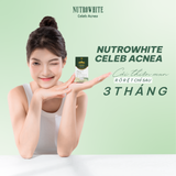  Combo 2 Hộp Viên Uống Giảm Mụn Sáng Da, Ngăn Ngừa Lão Hóa NUTROWHITE Celeb Acnea Hộp 90 Viên 