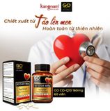  Viên Uống Tăng Cường Sức Khỏe Tim Mạch Go Healthy CO Q10 160mg Hộp 60 viên 