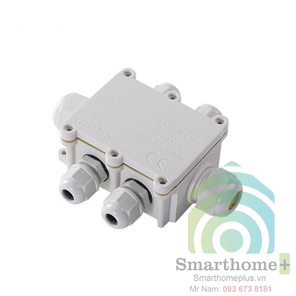 Hộp Cút Nối Điện 6 Đầu Chống Nước IP68 Cỡ Lớn CN802-6