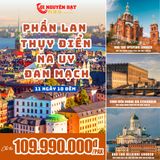  TOUR DU LỊCH CHÂU ÂU PHẦN LAN - THỤY ĐIỂN - NA UY - ĐAN MẠCH | 11 NGÀY 10 ĐÊM 