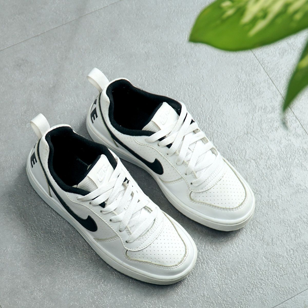 Size 35.5] Giày thể thao (Sneaker) Nữ Nike Court Borough Low (GS) Whi –  top2hand