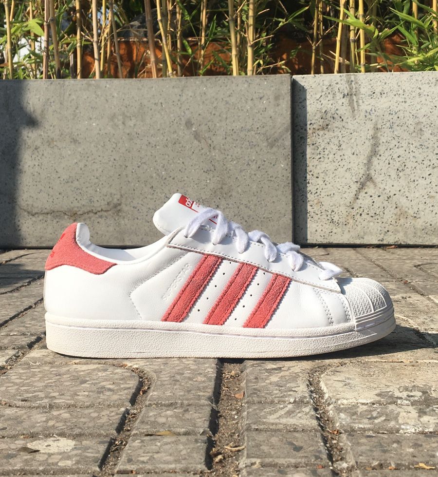 Size 38] Giày thể thao (Sneaker) Nữ Adidas Superstar Active Red ART E –  top2hand