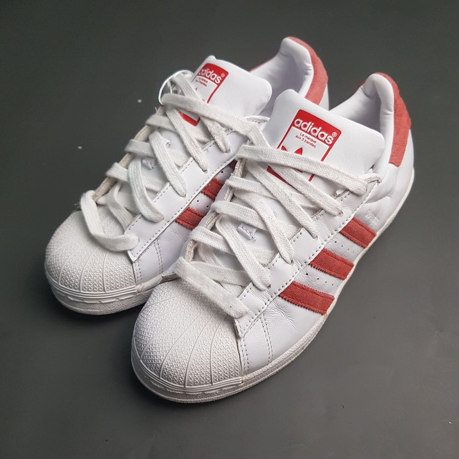 Size 38] Giày thể thao (Sneaker) Nữ Adidas Superstar Active Red ART E –  top2hand