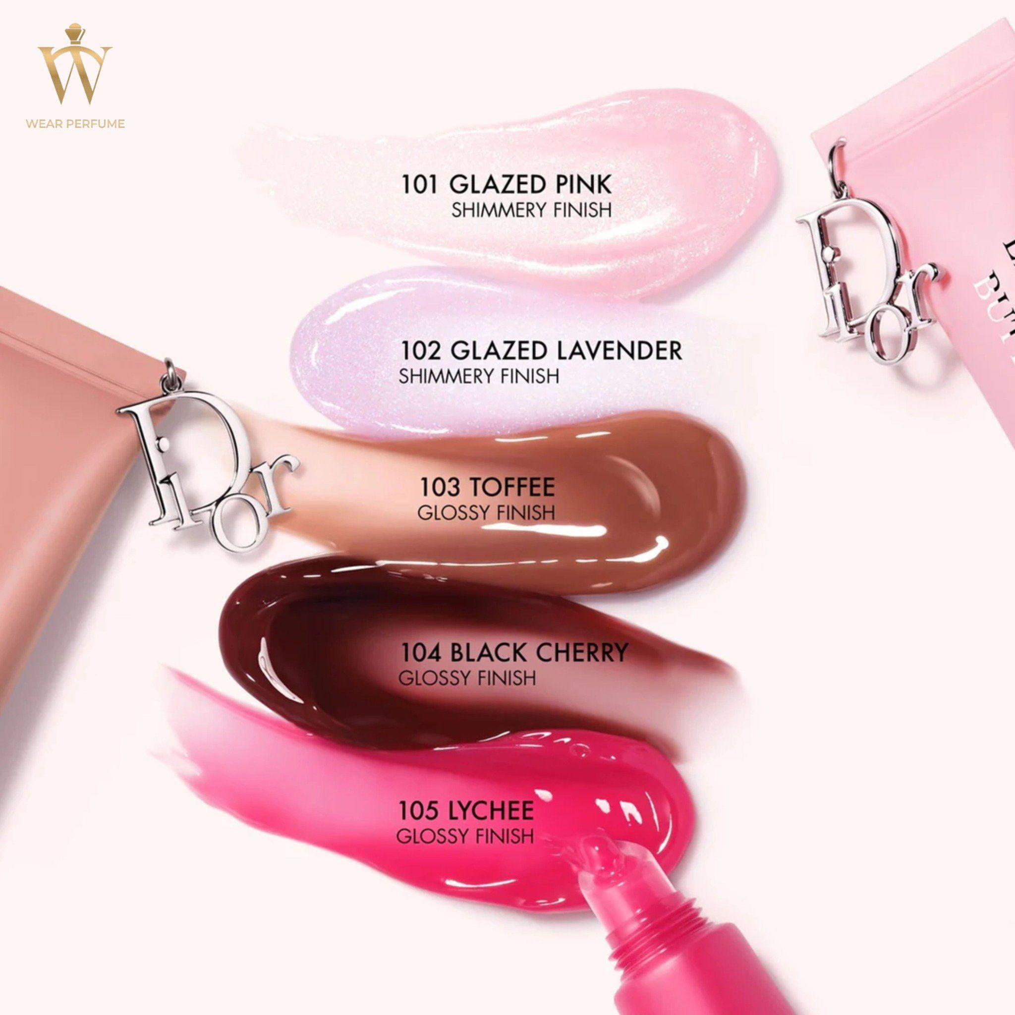  Son Dưỡng Dior Addict Lip Glow Butter 104 Black Cherry - Màu Đỏ Đất 