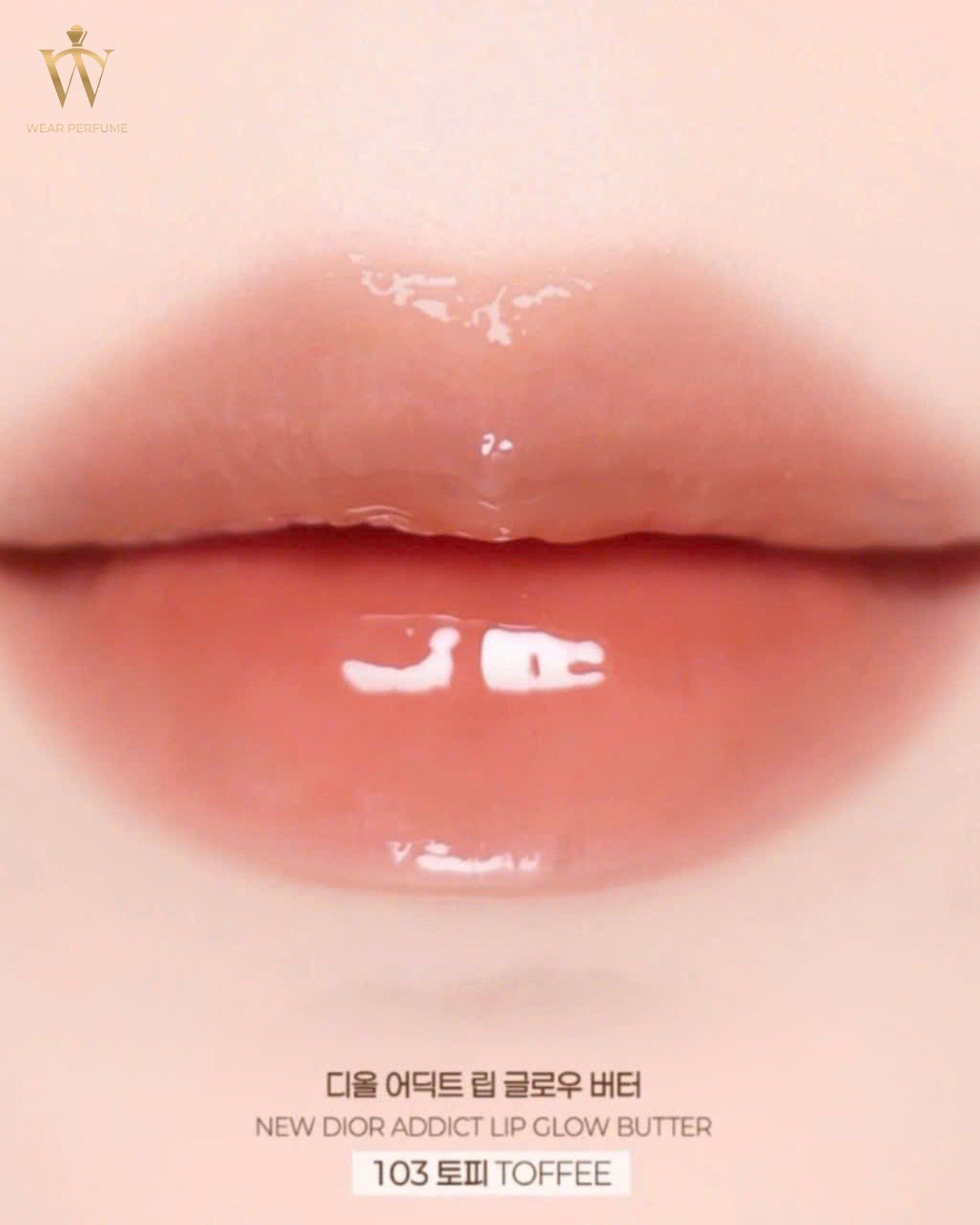  Son Dưỡng Dior Addict Lip Glow Butter 103 Toffee - Màu Nâu trà sữa 