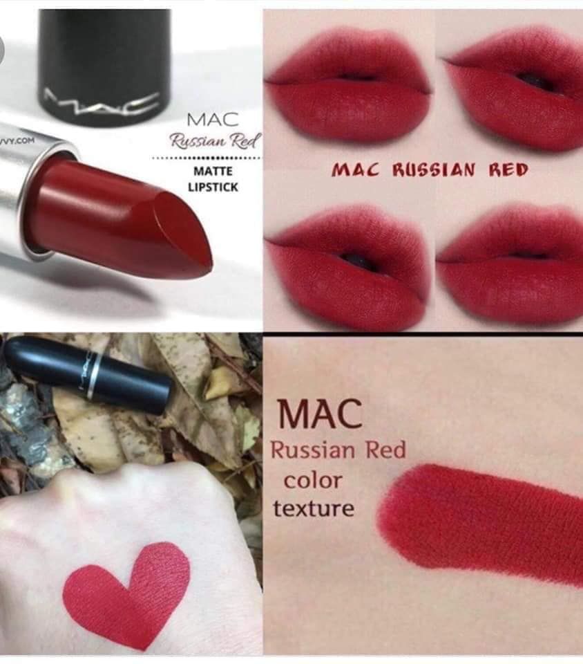  Son Mac 612 Russian Red - Sắc Đỏ Sexy 