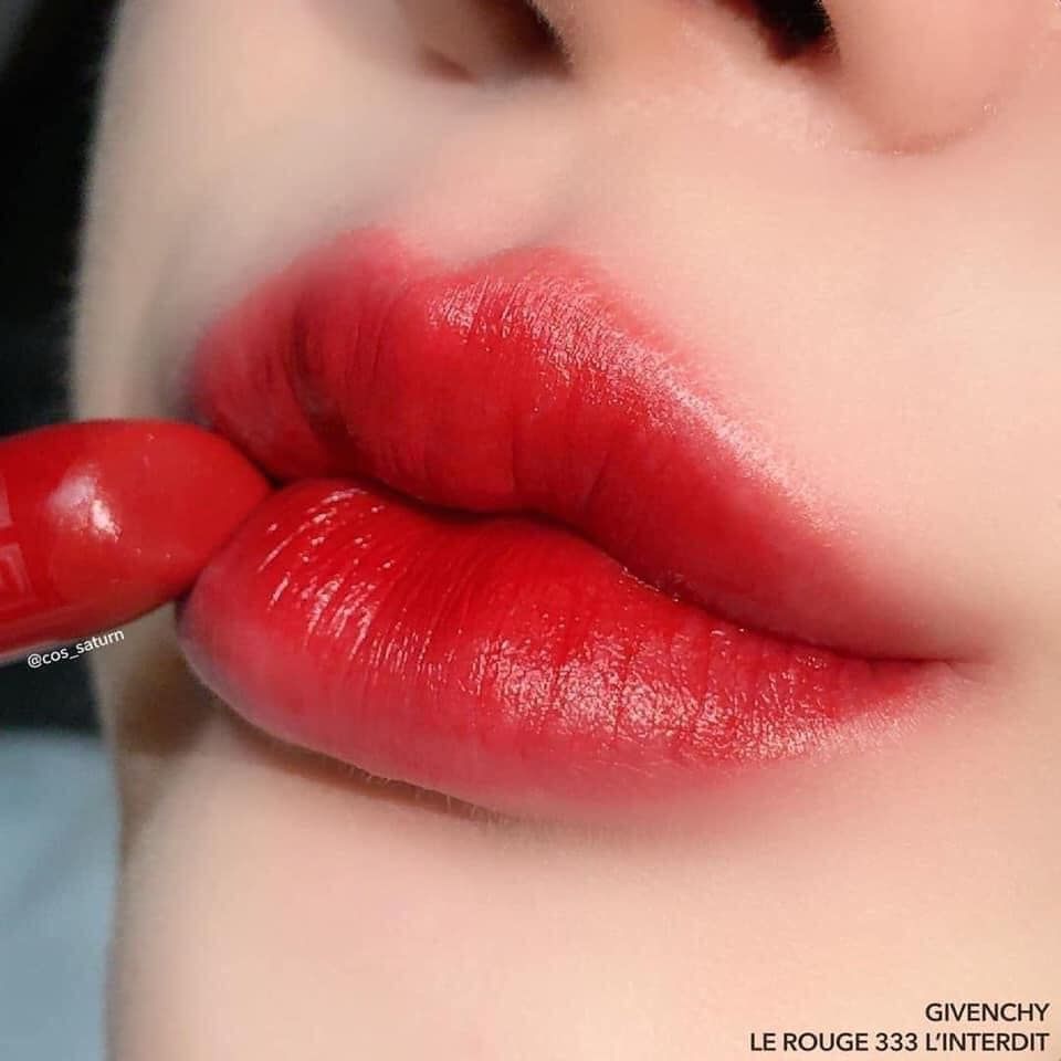  Son Givenchy Le Rouge 333 L'interdit Màu Đỏ Cổ Điển - Bản Đặc Biệt 