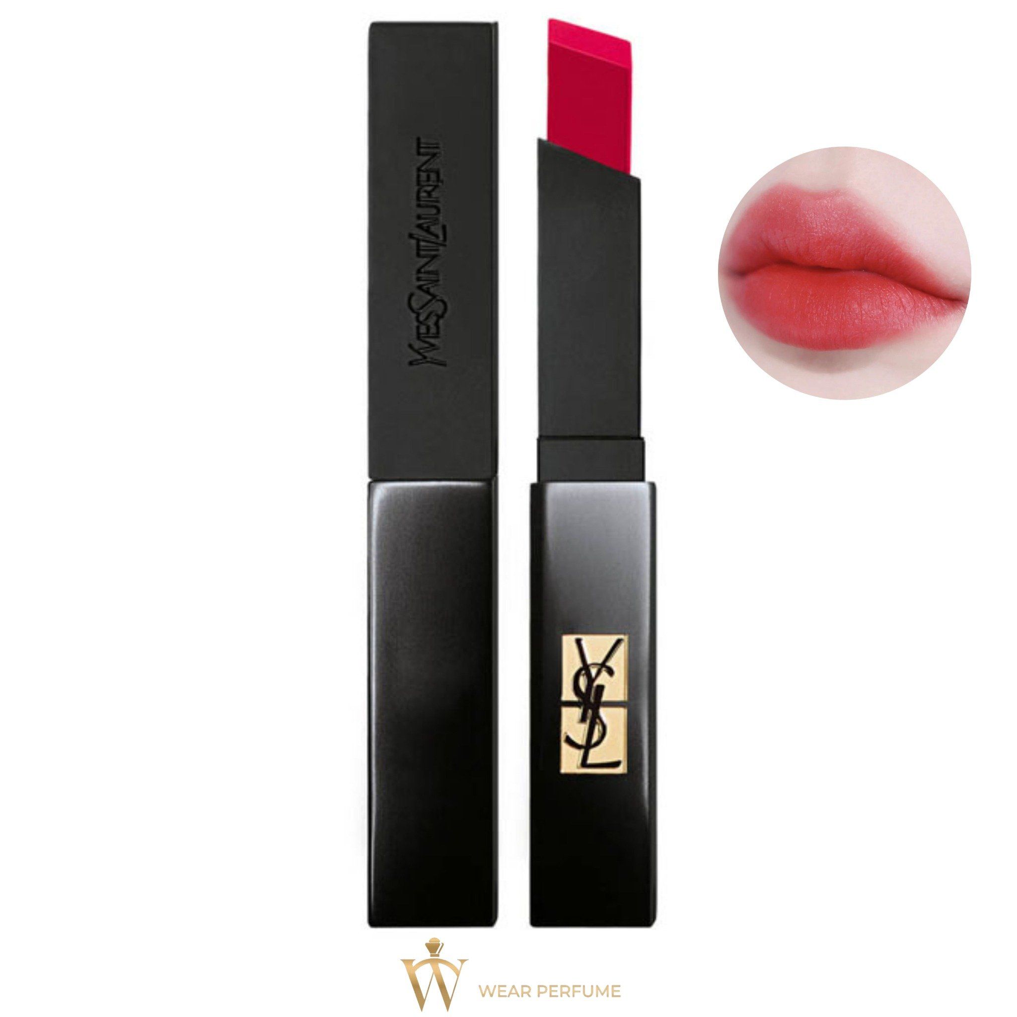  Son YSL The Slim Velvet Radical 306 Red Urge - Màu Đỏ Tươi 