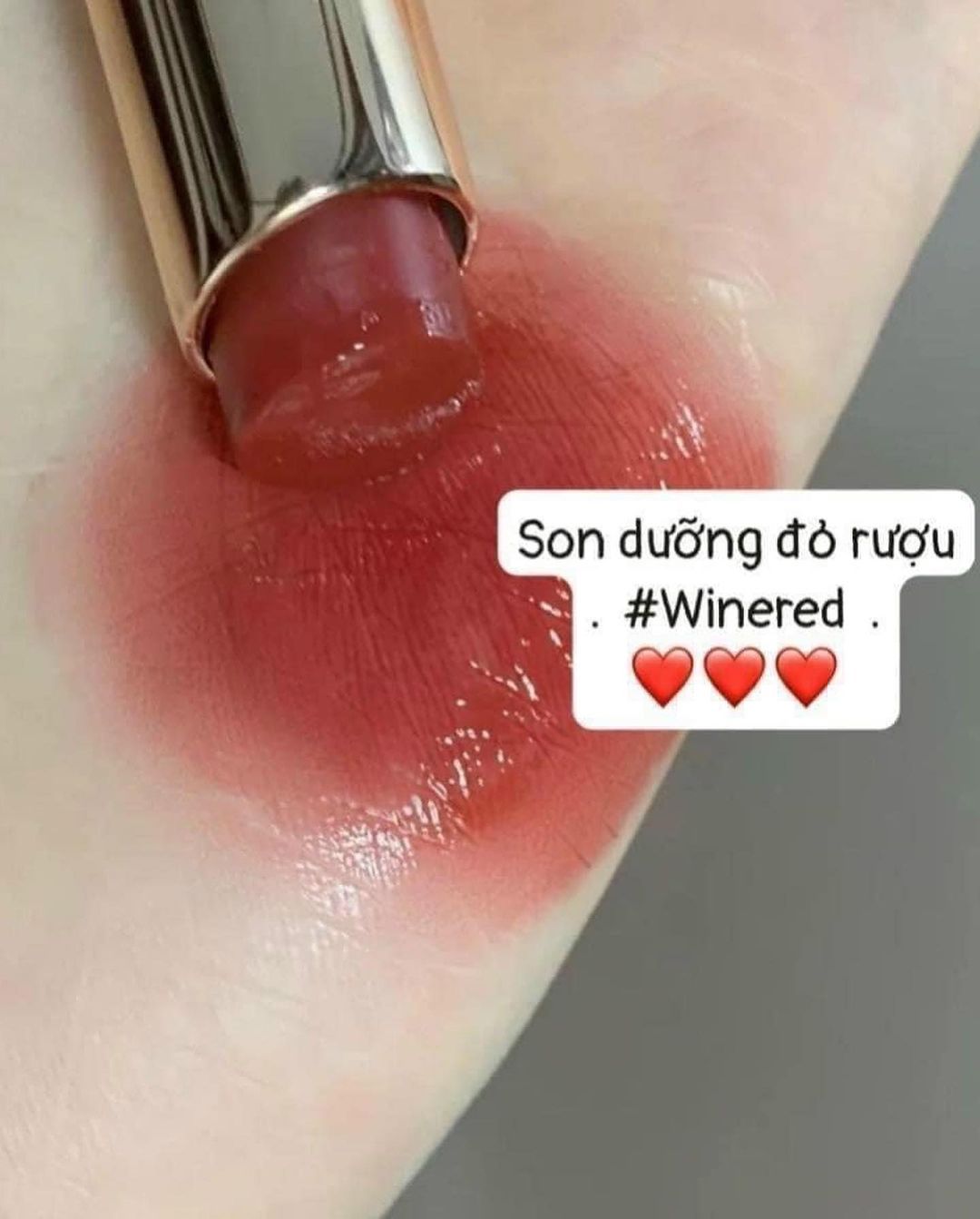  Son Dưỡng Đông y The History of Whoo Gongjinhyang Mi Glow Lip Balm (Wine Red) - Màu Đỏ rượu vang 