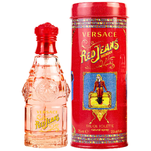  Versace Red Jeans Woman 