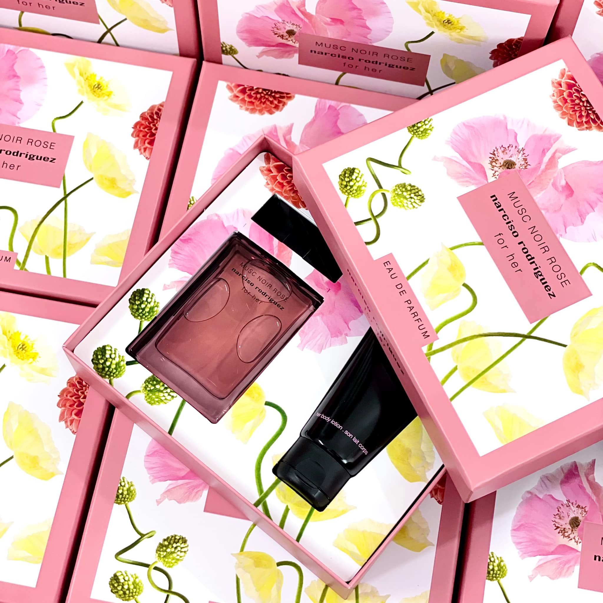  Set Nước Hoa Nữ Narciso Musc Noir Rose For Her EDP 