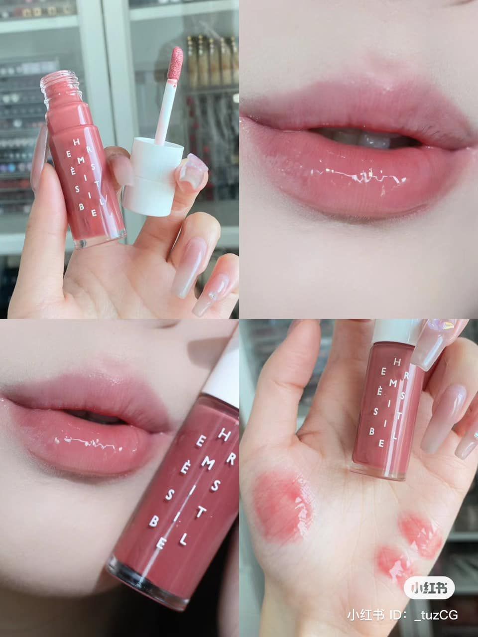  Son Dưỡng Hermès Hermesistible Infused Lip Care Oil 05 Rose Kola – Màu Hồng Gỗ 
