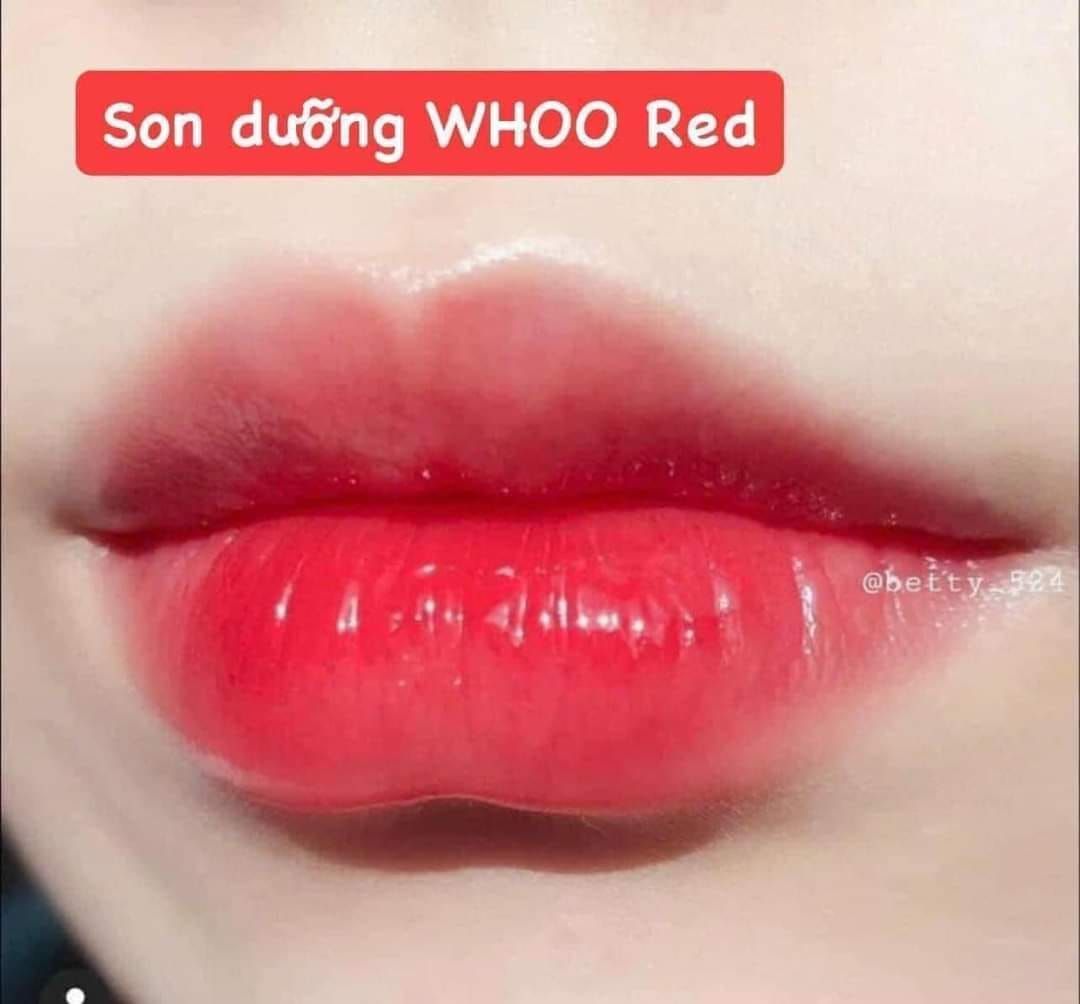  Son Dưỡng Đông y The History of Whoo Gongjinhyang Mi Glow Lip Balm (Red) - Màu Đỏ 