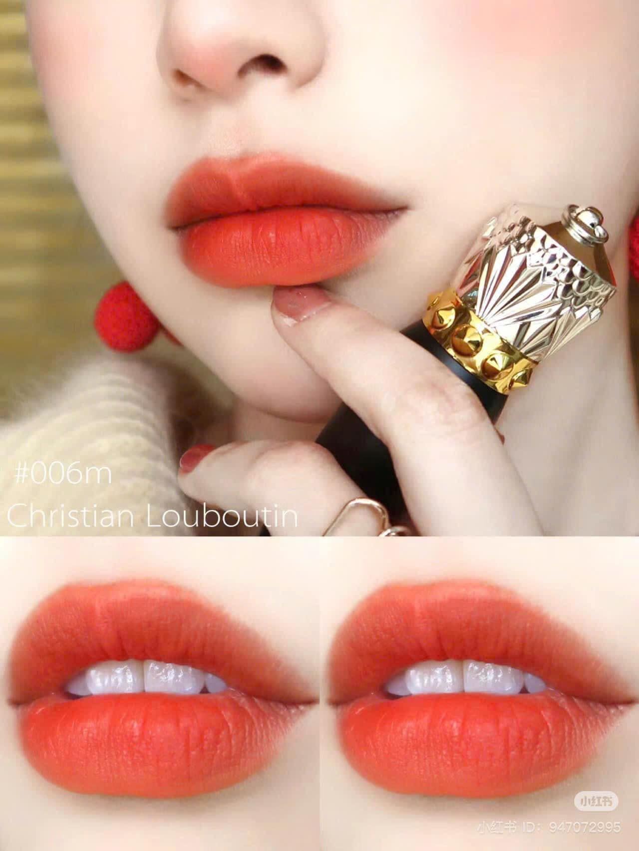  Son Lì Christian Louboutin 006M – Màu Đỏ Cam 