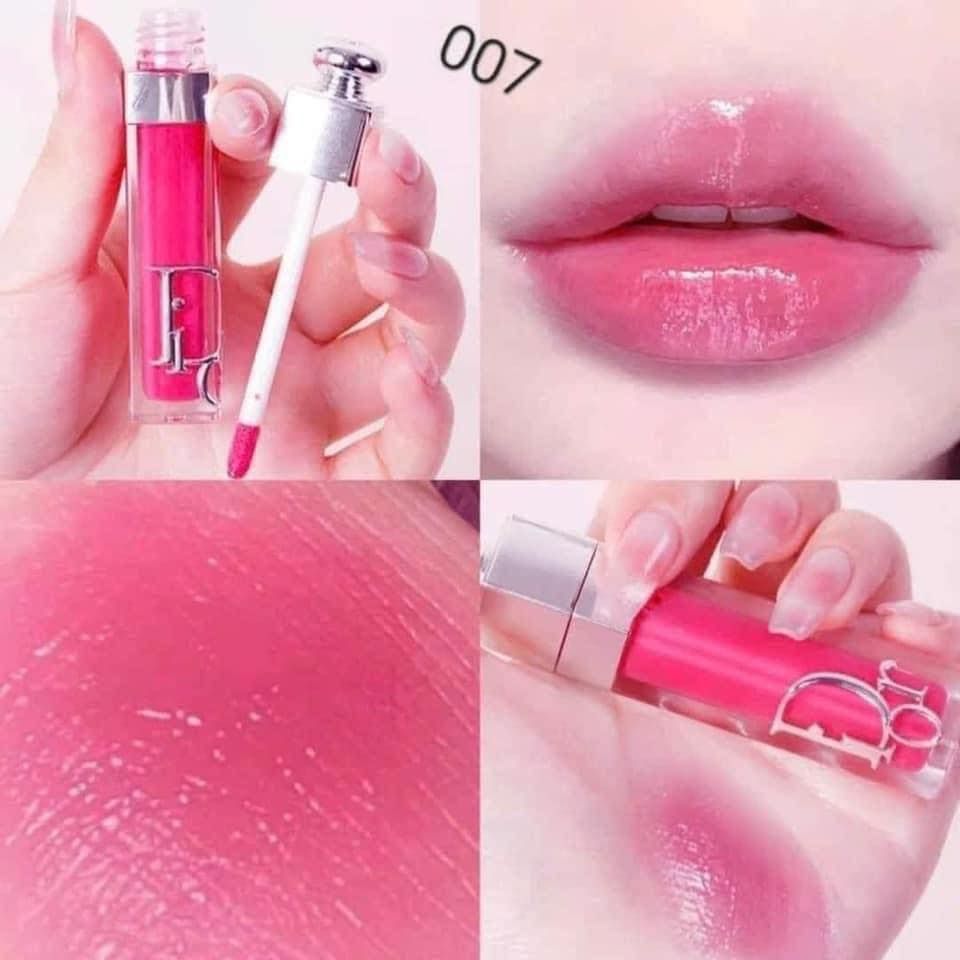  Son Dưỡng Dior Collagen Addict Lip Maximizer 007 Raspberry - Màu Hồng Dâu (Tặng kèm túi hãng) 