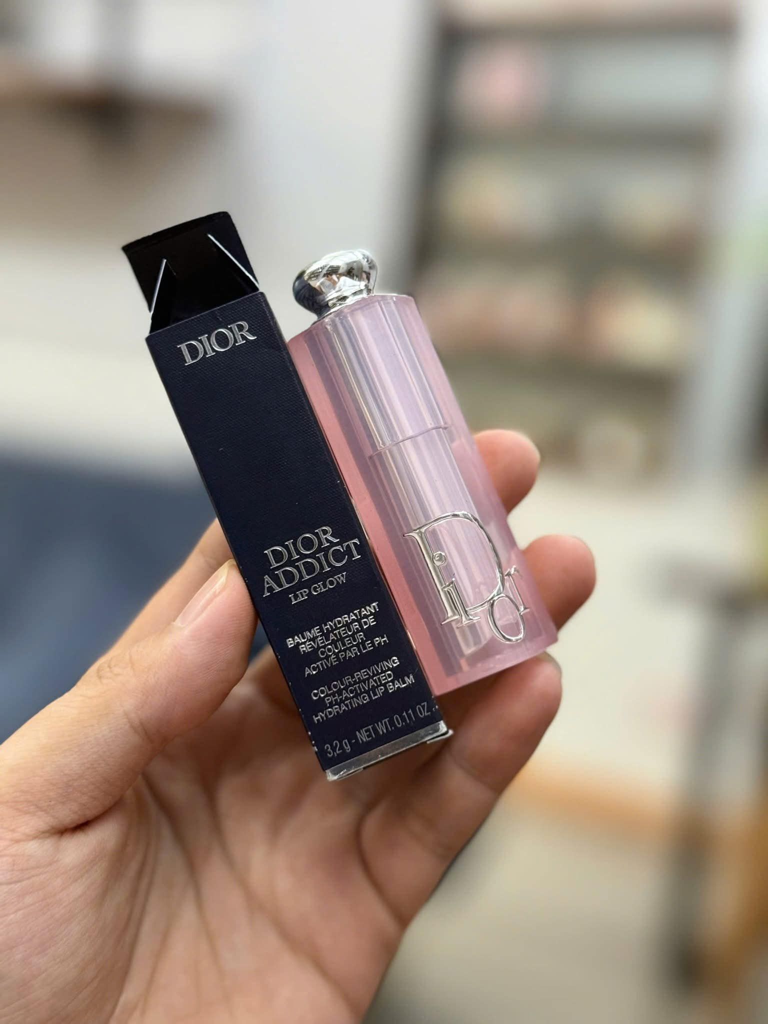  Son Dưỡng Dior Addict Lip Glow 001 Pink - Hồng Baby ( Mẫu Mới 2025 ) Tặng kèm túi hãng 
