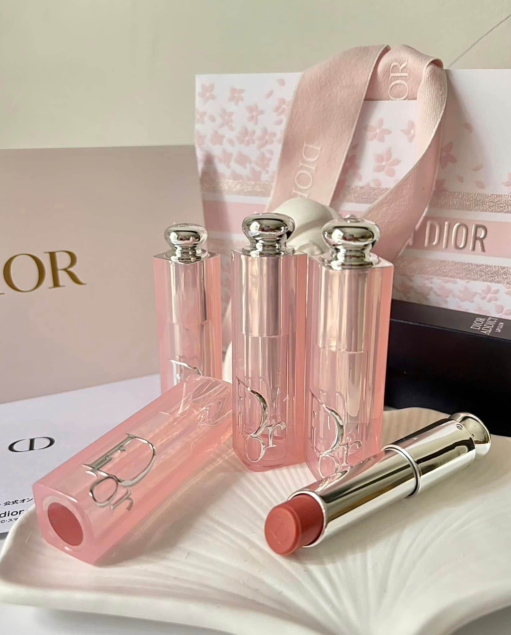  Son Dưỡng Dior Addict Lip Glow 001 Pink - Hồng Baby ( Mẫu Mới 2025 ) Tặng kèm túi hãng 