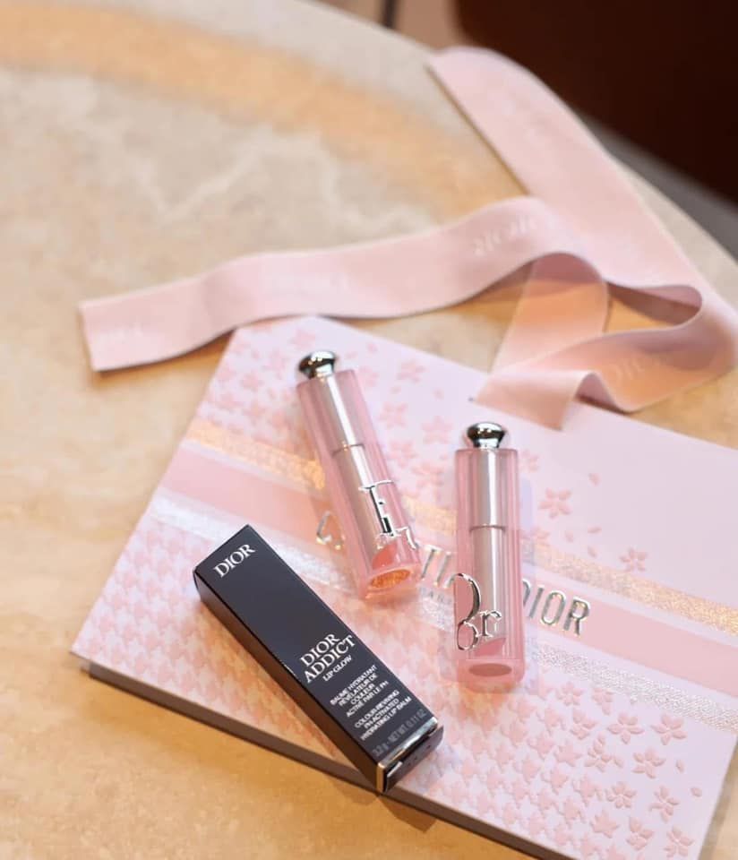  Son Dưỡng Dior Addict Lip Glow Màu 012 Rosewood (2025) - Màu Hồng Cam Đất 