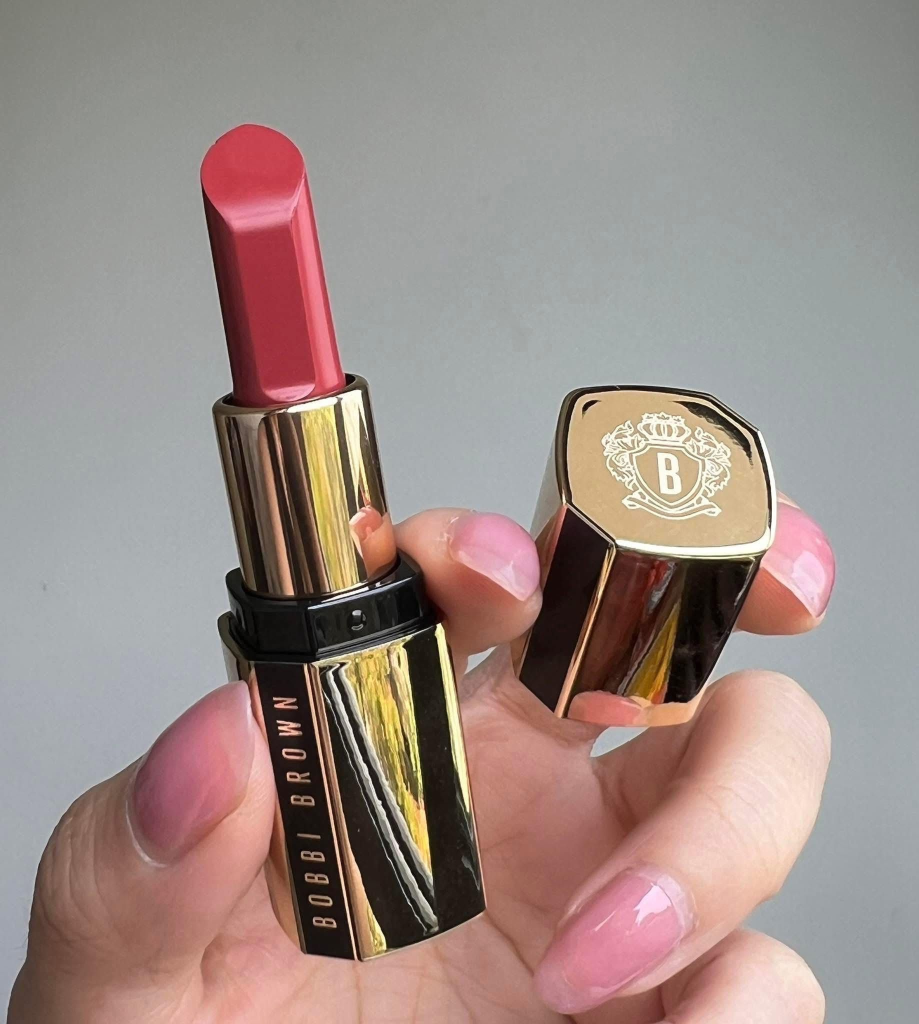 Son Bobbi Brown Luxe Matte 04 Claret - Mini Size 0.8g - Màu Đỏ Hồng Đất 