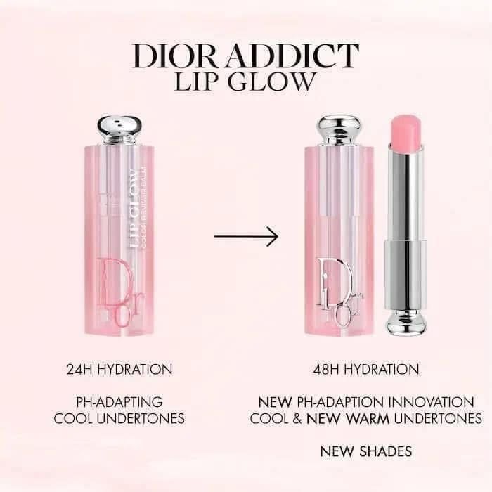  Son Dưỡng Dior Addict Lip Glow Màu 012 Rosewood (2025) - Màu Hồng Cam Đất 