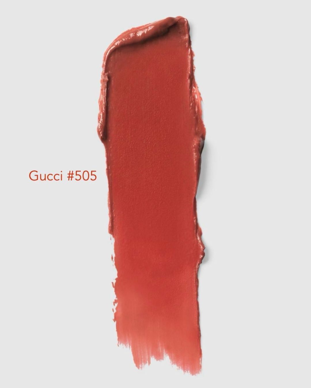  Son Gucci Rouge À Lèvres Voile 505 Janet Rust (Vỏ Hoa) – Màu Đỏ Gạch 