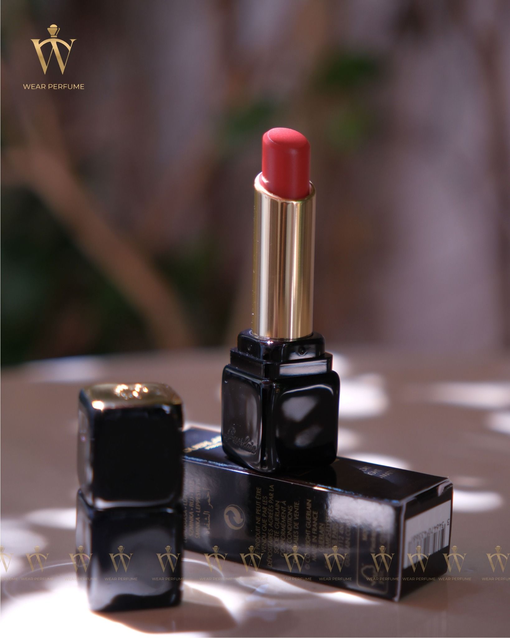  Son Guerlain Kiss Kiss Tender Matte Lipstick 770 Desire Red - Màu Đỏ Cam Cháy 