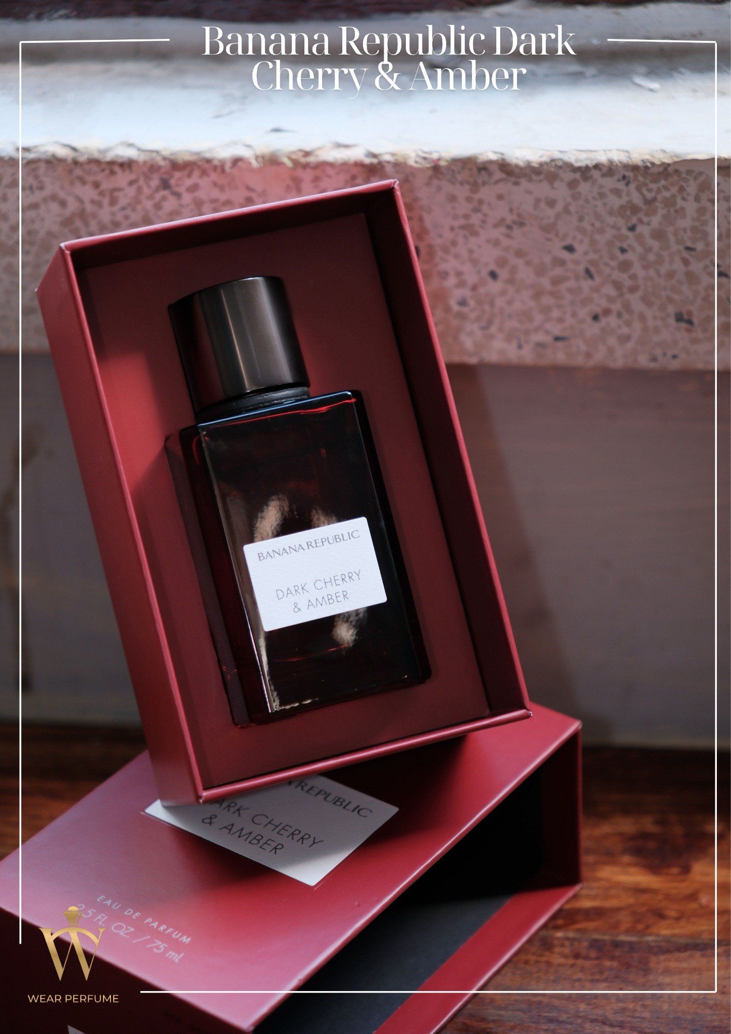  Banana Republic Dark Cherry & Amber 