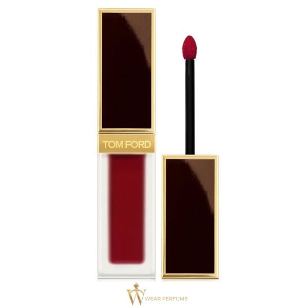  Son Kem Tom Ford Liquid Lip Luxe Matte 126 Illicit Kiss – Màu Đỏ Rượu Vang 