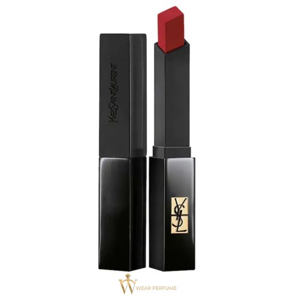  Son YSL The Slim Velvet Radical 307 Fiery Spice - Màu Đỏ Hồng San Hô 