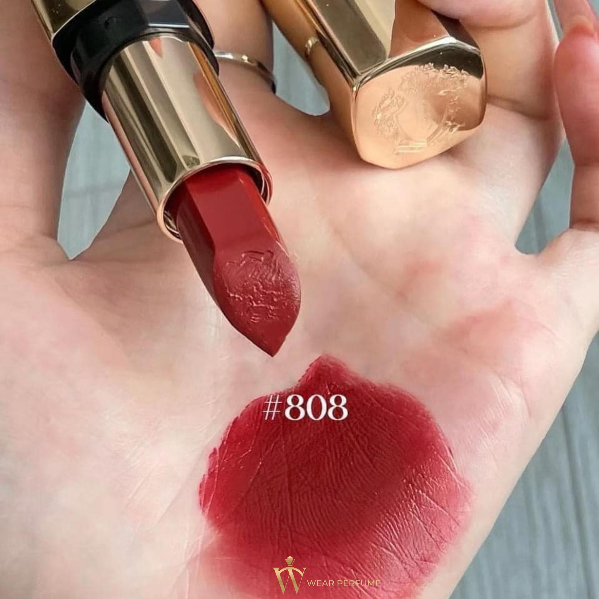  Son Bobbi Brown Luxe Satin Ruby 808 - Màu Đỏ Ruby 