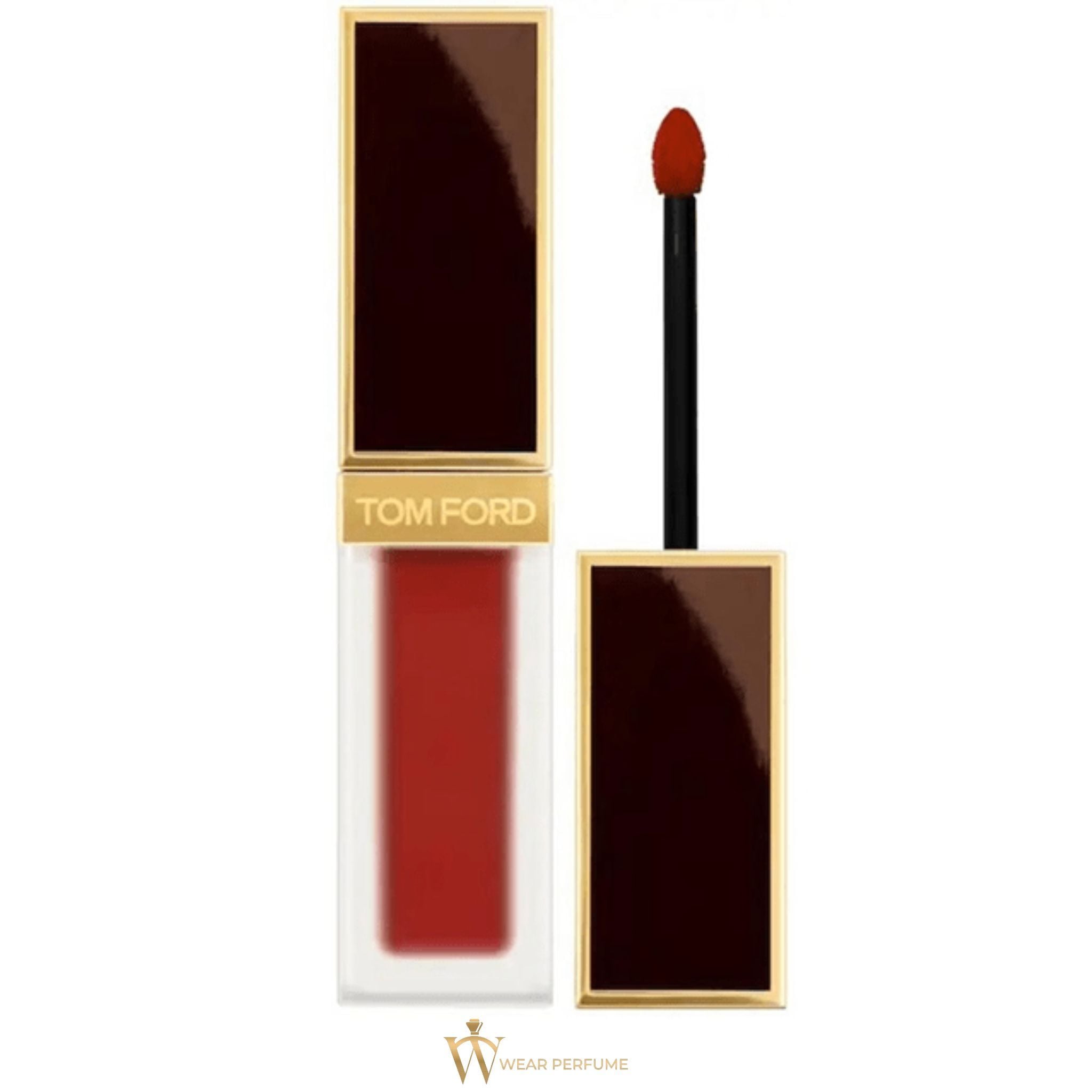  Son Kem Tom Ford Liquid Lip Luxe Matte 123 Devoted – Màu Đỏ Đất 