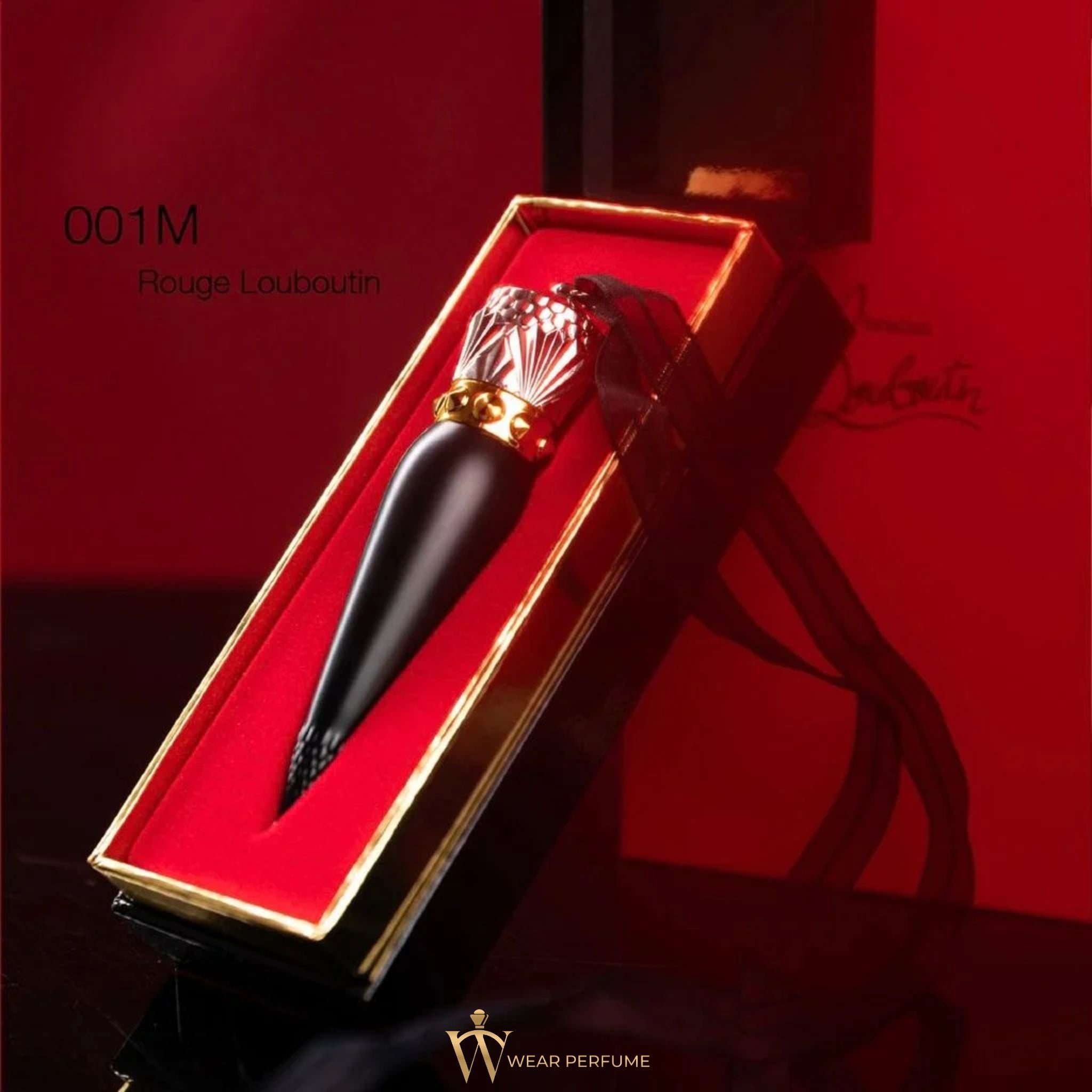  Son Lì Christian Louboutin Màu 001M Rouge Louboutin - Màu Đỏ Cổ Điển 