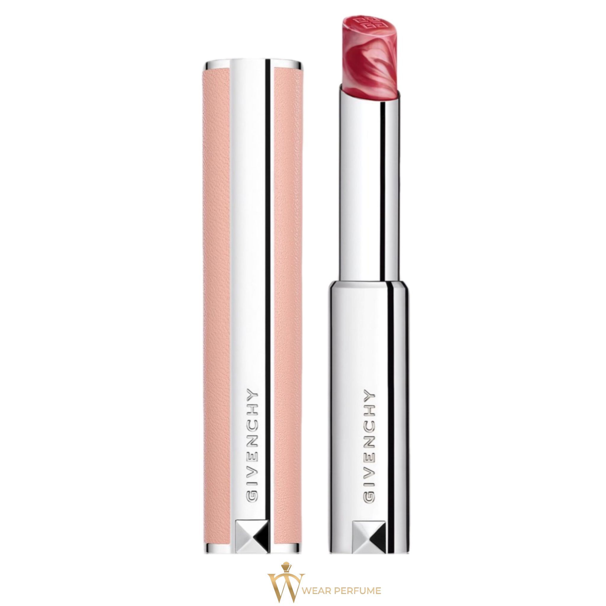  Son Dưỡng Givenchy Rose Perfecto Lip Balm 333 L'interdit - Màu Đỏ Thuần 