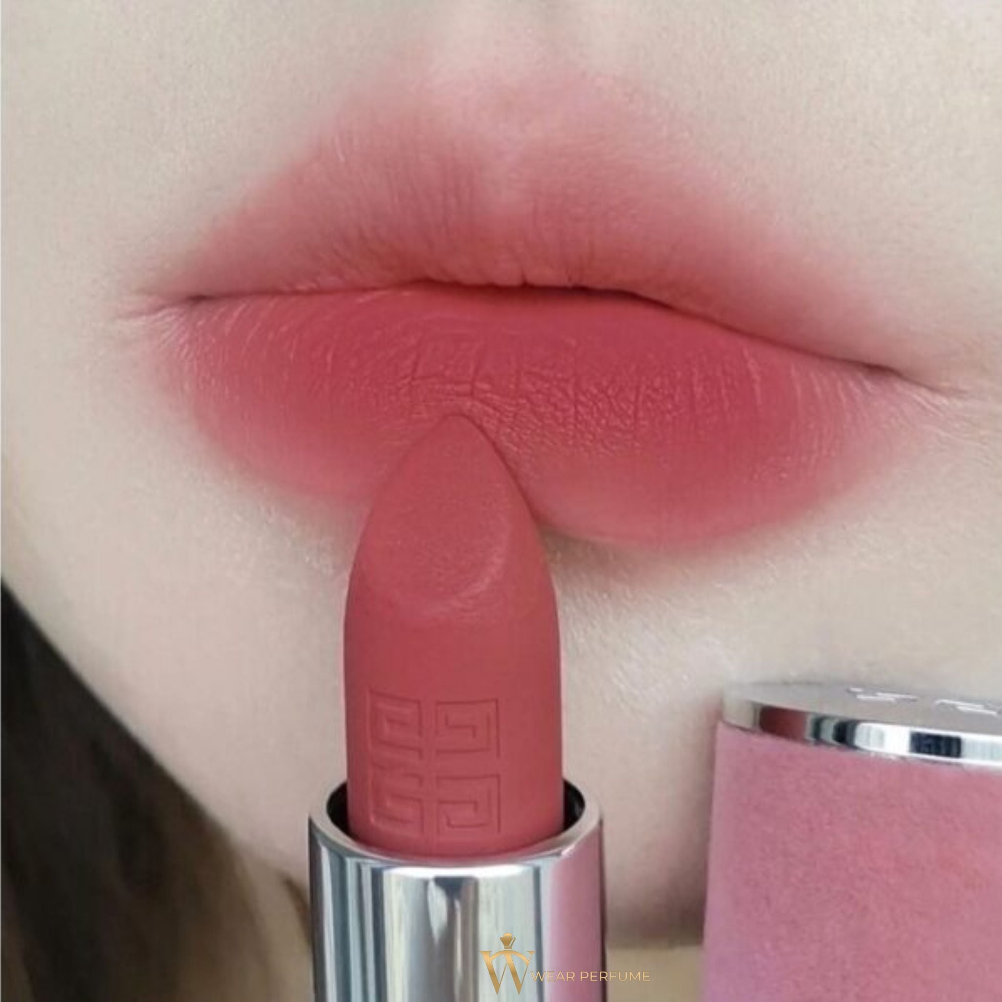  Son Givenchy Le Rouge Sheer Velvet 27 Rouge Infusé - Màu Đỏ Hồng 