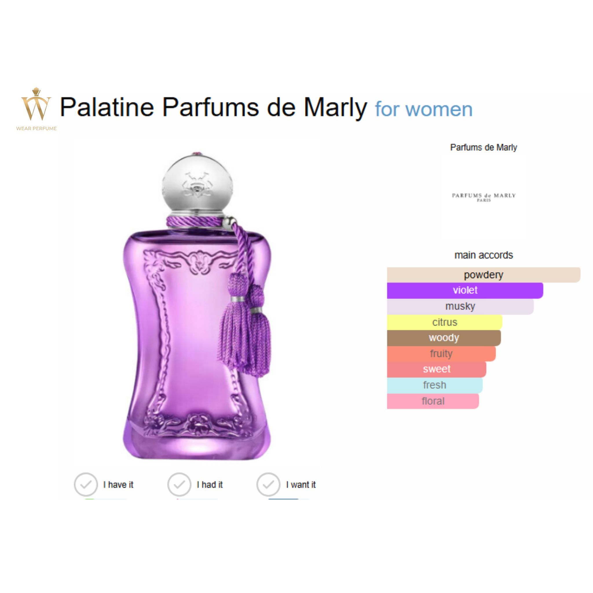  Parfums De Marly Palatine EDP 