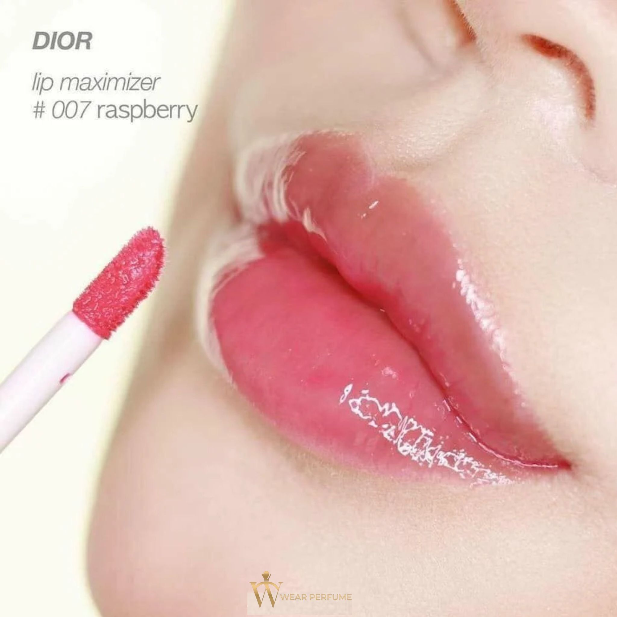  Son Dưỡng Dior Collagen Addict Lip Maximizer 007 Raspberry - Màu Hồng Dâu (Tặng kèm túi hãng) 