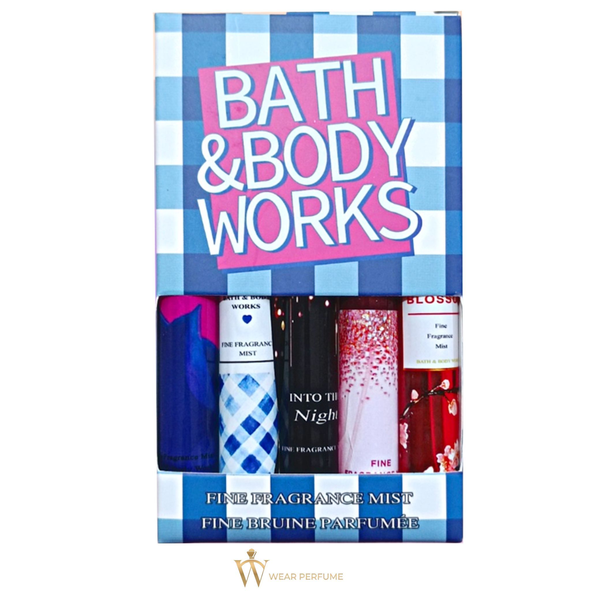  Set Body Mist Bath & Body Works Mini 5 Lọ 10ml 