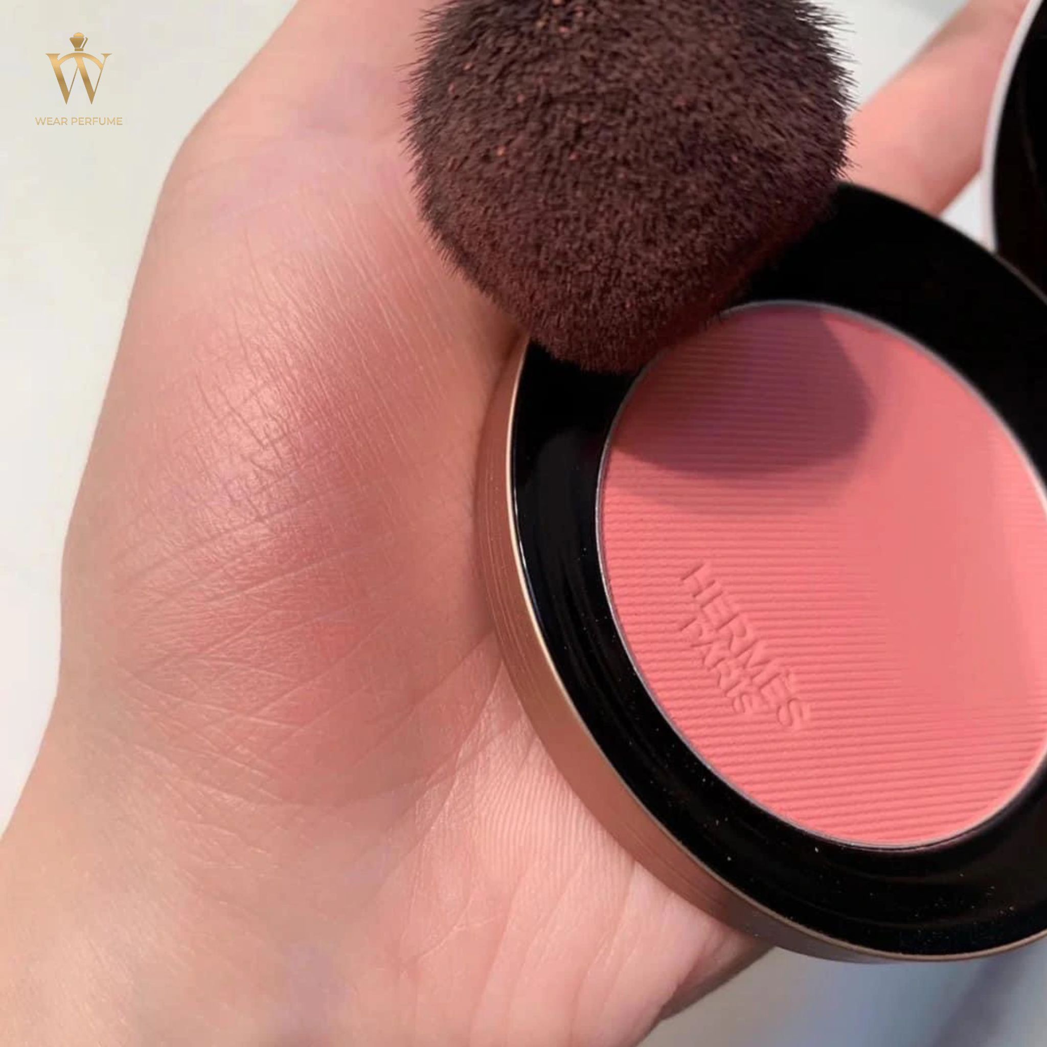  Phấn Má Hồng Hermès Silky Blushes - 37 Rose Poivré Màu Hồng Cam 6g 