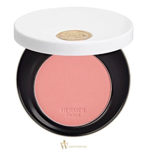  Phấn Má Hồng Hermès Silky Blushes - 37 Rose Poivré Màu Hồng Cam 6g 