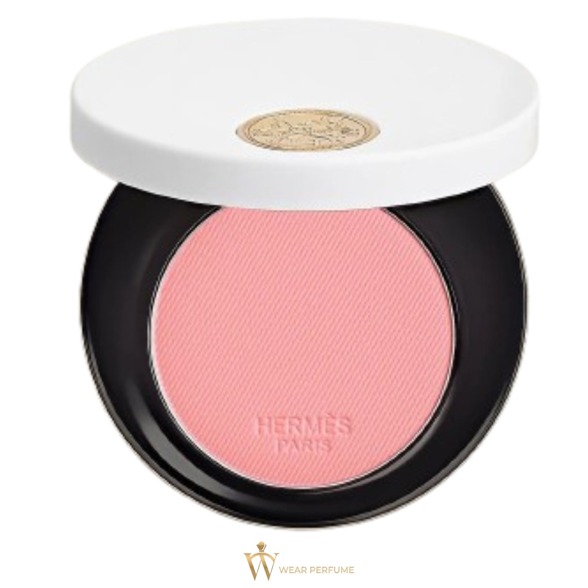  Phấn Má Hồng Hermès Silky Blushes - 28 Rose Plume Màu Hồng Nhạt 6g 