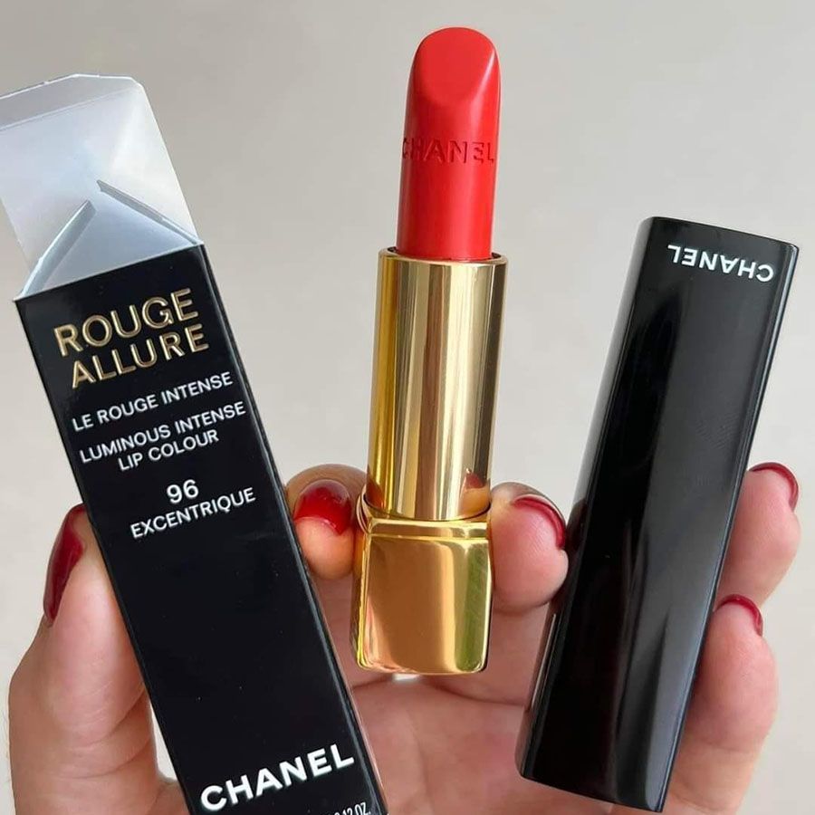  Son Chanel Rouge Allure Luminous Intense 96 Excentrique – Màu Cam Tươi 
