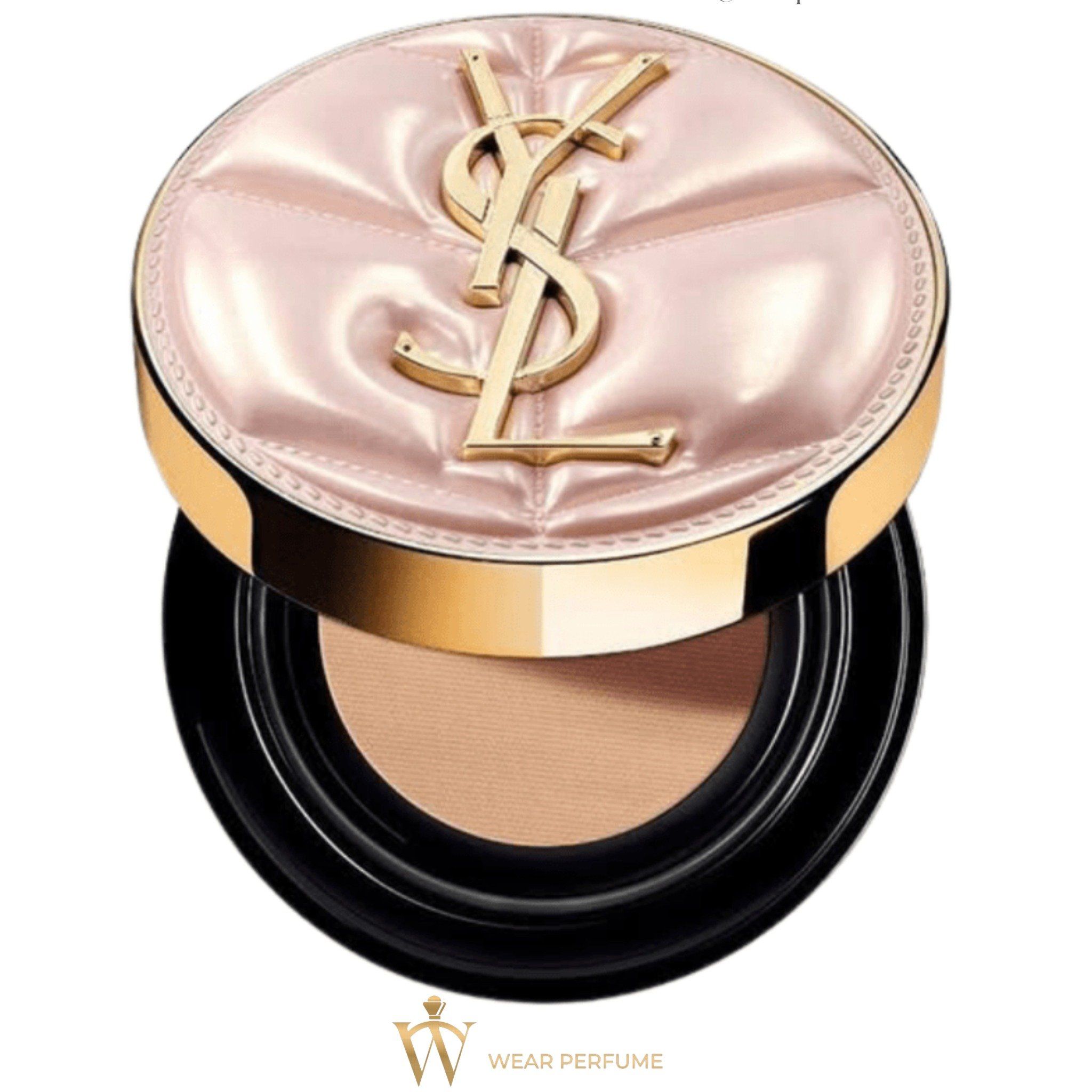  Cushion YSL Touche Eclat Glow Pact B10 Porcelain - Tone Da Sáng (Limited 2025 - Vỏ Da Bóng Hồng) 