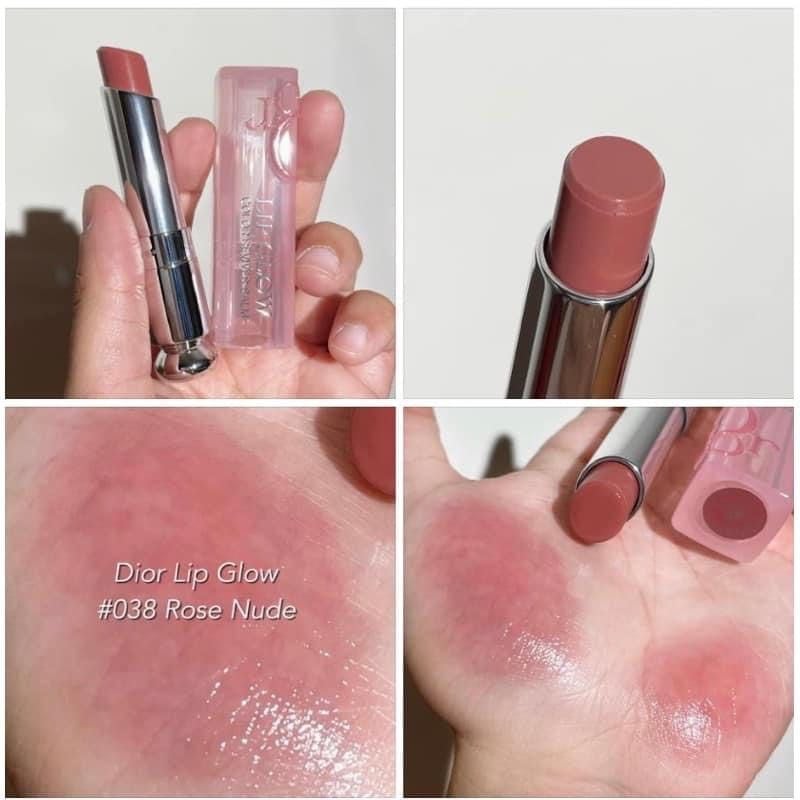  Son Dưỡng Dior Addict Lip Glow Màu 038 Rose Nude - Hồng Đất 